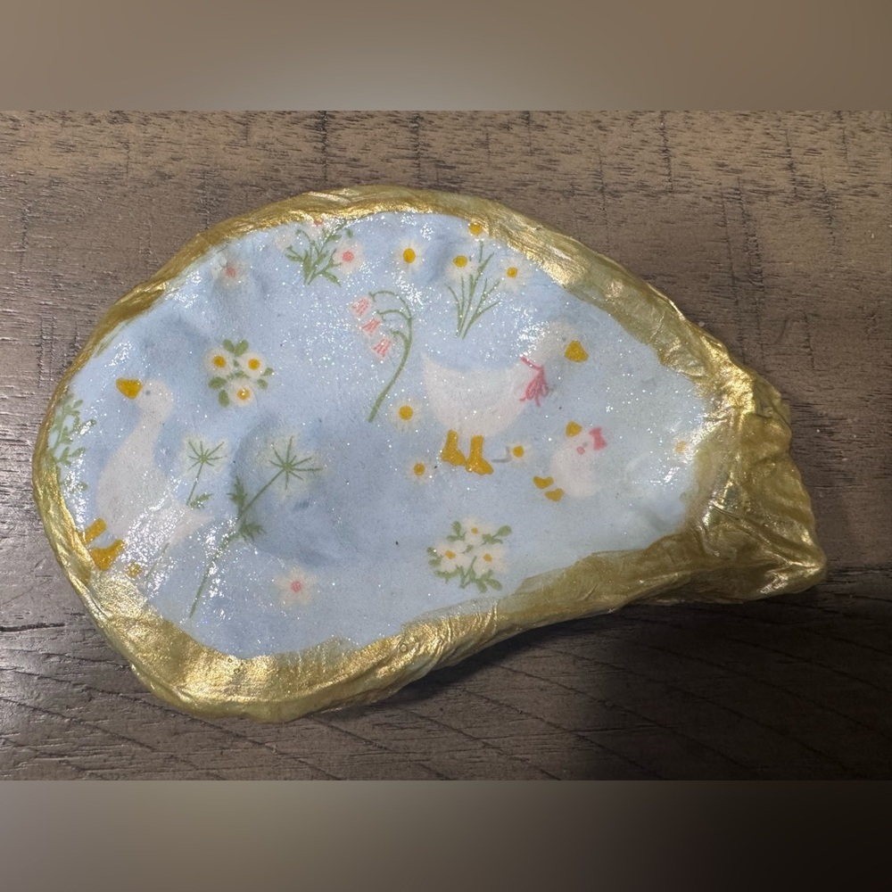 Handmade Decorative oyster art large